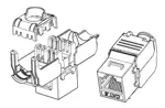 Cat.6a shielded 110/Toolfree socket