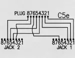 Data/Voice wiring adapter