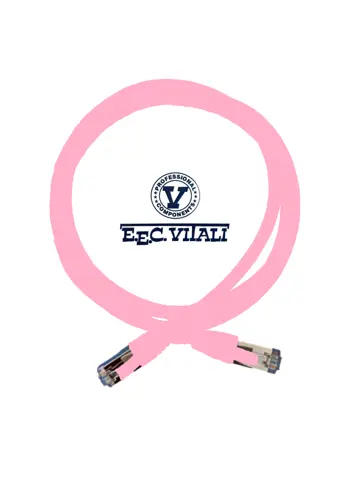 Patch cord S/FTP CAT.6A LSZH MT.1,5 pink