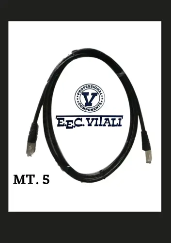 Patch cord FTP Cat.6 MT.5 Nero