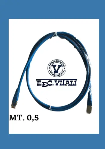 Patch cord FTP Cat.6 MT.0,5 Blu