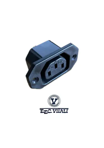 IEC C13 10A panel mount socket