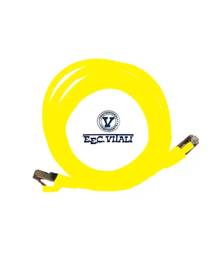 Patch cord S/FTP CAT.6A LSZH MT.5 yellow