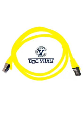 Patch cord S/FTP CAT.6A LSZH MT.1 yellow