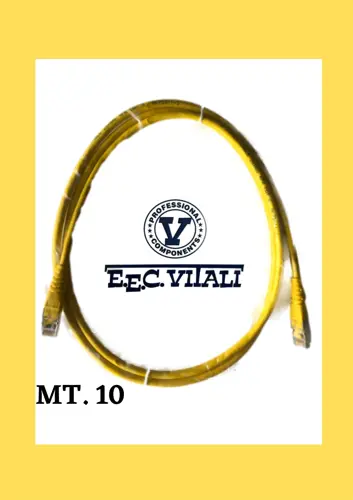 Patch cord FTP Cat.6 MT.10 Giallo