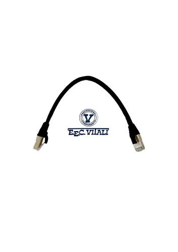 Patch cord S/FTP CAT.6A LSZH MT.0,3 black