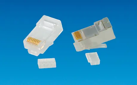 Modular Plug UTP Cat.6 with Double Row with Pre-Insert for Flex Cable