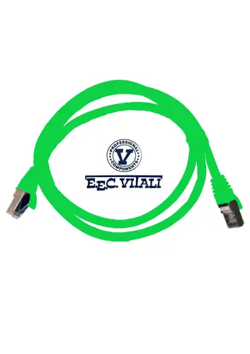 Patch cord S/FTP CAT.6A LSZH MT.1 green