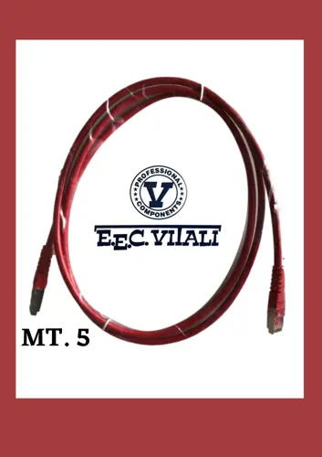 Patch cord FTP Cat.6 MT.5 Rosso