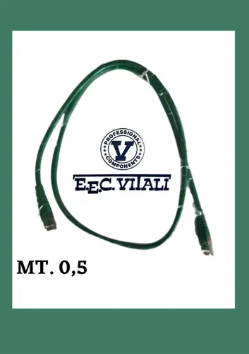 Patch cord FTP Cat.6 MT.0,5 Verde