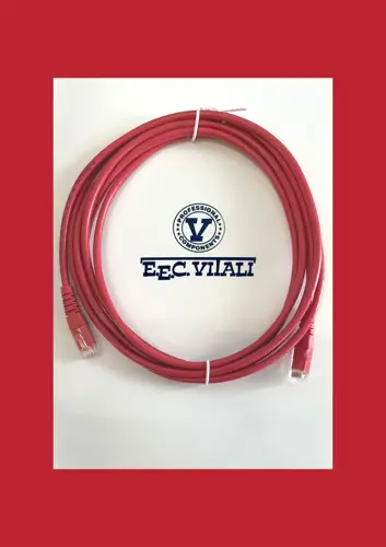 Patch cord UTP Cat.6 - Unshielded / red MT.3