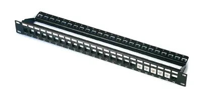 Patch panel 24 port UTP for Keystone sockets