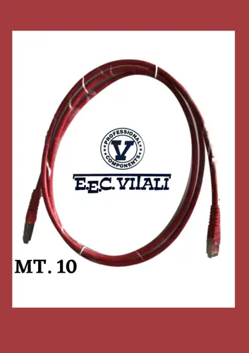 Patch cord FTP Cat.6 MT.10 Rosso