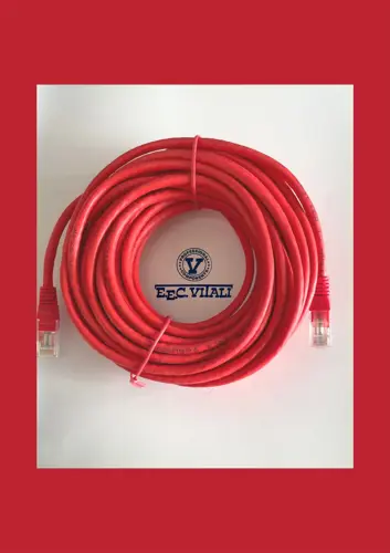 Patch cord UTP Cat.6 - Unshielded / red MT.10