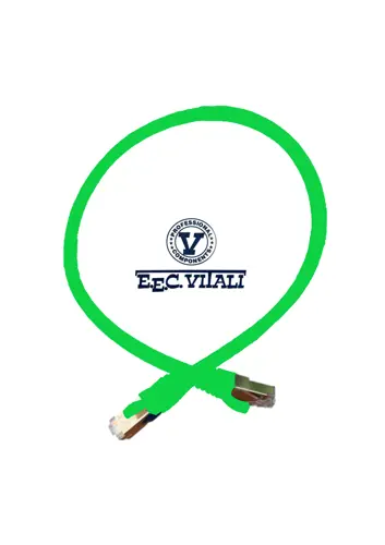 Patch cord S/FTP CAT.6A LSZH MT.0,5 green