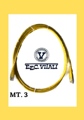 Patch cord FTP Cat.6 MT.3 Giallo