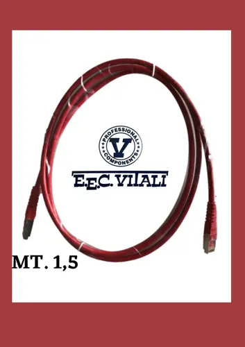 Patch cord FTP Cat.6 MT.1,5 Rosso