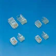 6/4 digital modular plug for flat cable