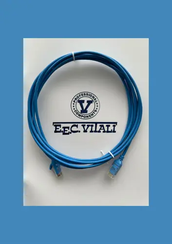 Patch cord UTP Cat.6 slim LSZH MT.3 blue