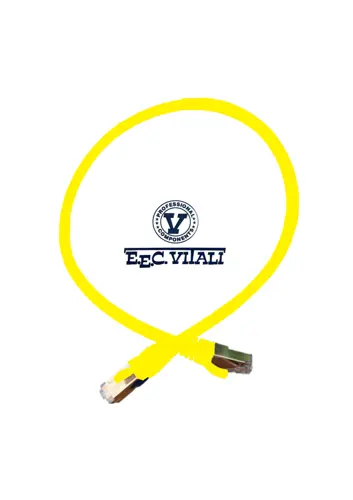 Patch cord S/FTP CAT.6A LSZH MT.0,5 yellow