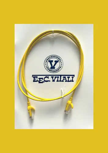 Patch cord UTP Cat.6 slim LSZH MT.1,5 yellow