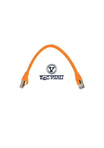 Patch cord S/FTP CAT.6A LSZH MT.0,3 orange