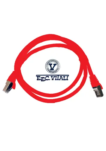 Patch cord S/FTP CAT.6A LSZH MT.1 red