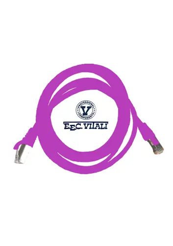 Patch cord S/FTP CAT.6A LSZH MT.2 purple