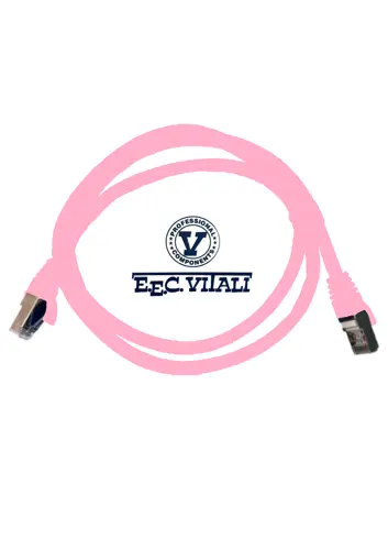 Patch cord S/FTP CAT.6A LSZH MT.1 pink