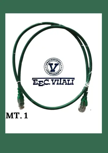 Patch cord U/FTP Cat.6A LSZH Verde MT.1