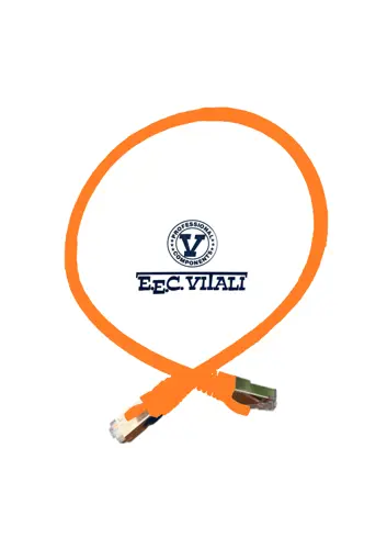 Patch cord S/FTP CAT.6A LSZH MT.0,5 orange