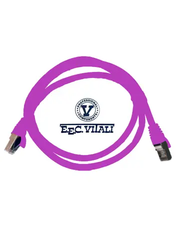 Patch cord S/FTP CAT.6A LSZH MT.1 purple