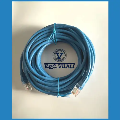 Patch cord UTP Cat.6 - Non schermati / Blu MT.10