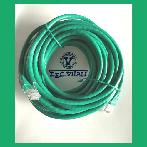 Patch cord UTP Cat.6 - Non schermati / Verde MT.10