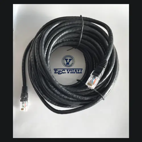 Patch cord UTP Cat.6 - Non schermati / Nero MT.10