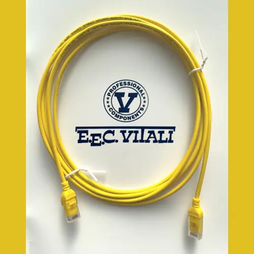 Patch cord UTP Cat.6 slim LSZH MT.3 giallo