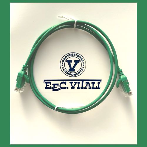 Patch cord UTP Cat.6 slim LSZH MT.1 verde