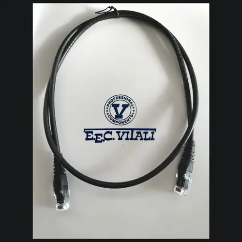 Patch cord UTP Cat.6 - Non schermati / Nero MT.1