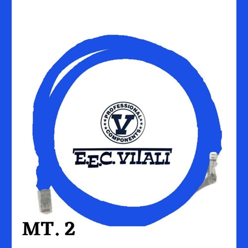 Patch cord UTP Cat.6a MT.2 Guaina LSZH BLU