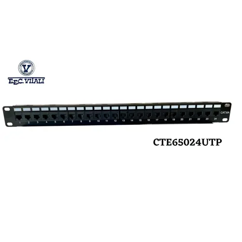 Patch panel UTP 24 porte Cat.6A