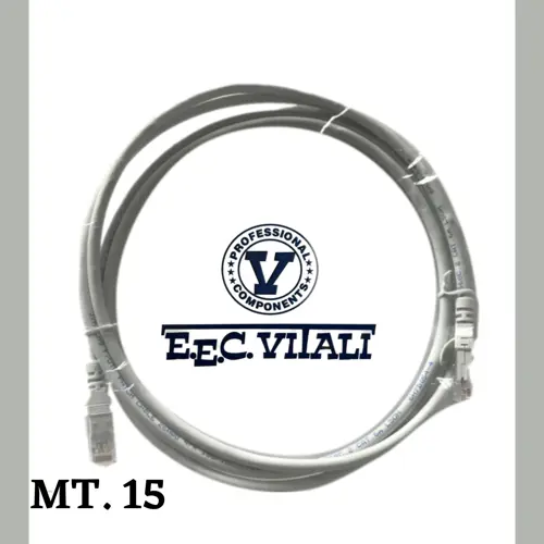 Patch cord UTP Cat.6a MT.15 Guaina LSZH