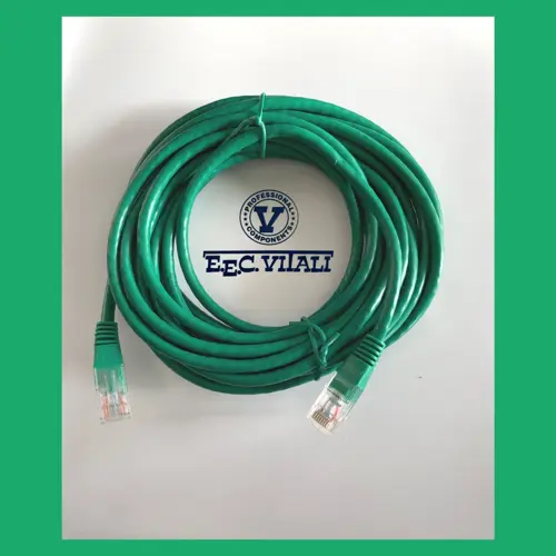 Patch cord UTP Cat.6  - Non schermati / Verde MT.5