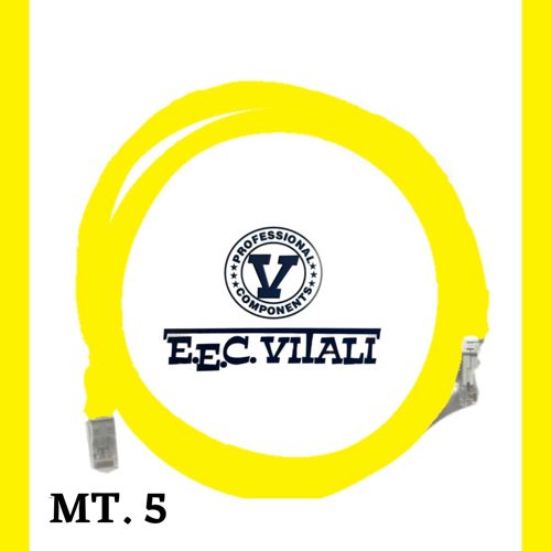 Patch cord UTP Cat.6a MT.5 Guaina LSZH GIALLO