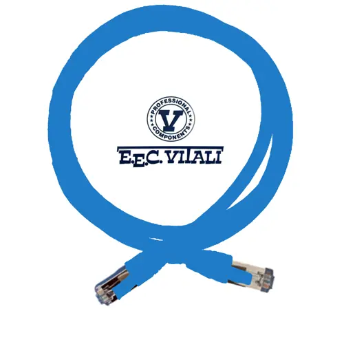 Patch cord S/FTP CAT.6A da MT.1,5 LSZH blu