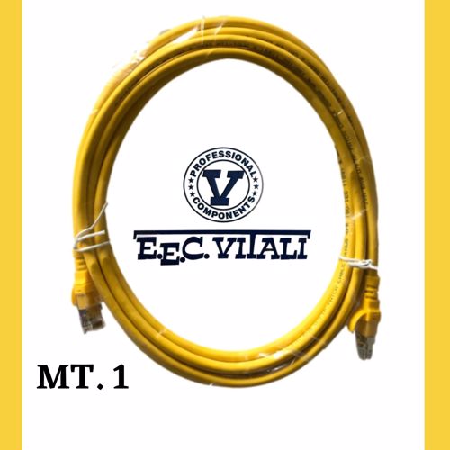 Patch cord U/FTP Cat.6A LSZH Giallo MT.1