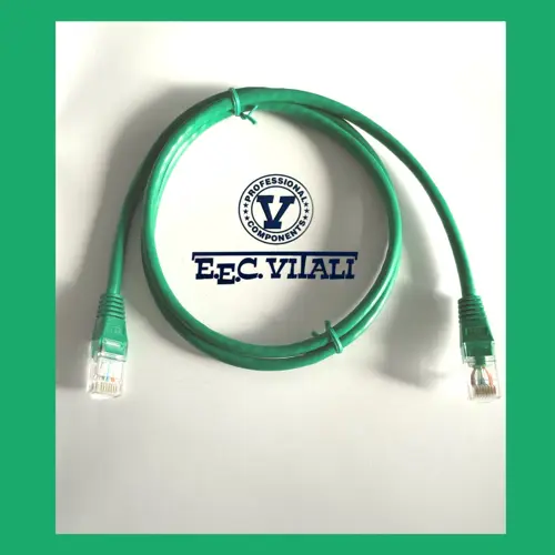 Patch cord UTP Cat.6 - Non schermati / Verde MT.1