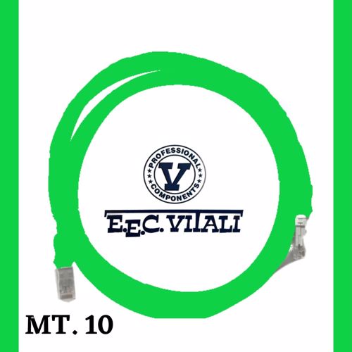 Patch cord UTP Cat.6a MT.10 Guaina LVERDESZH 