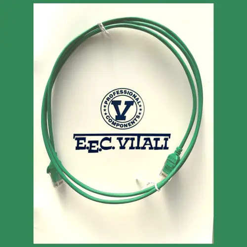 Patch cord UTP Cat.6 slim LSZH MT.1,5 verde