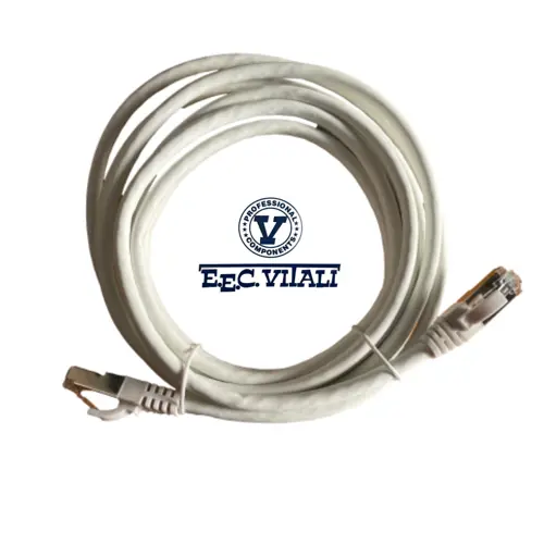 Patch cord S/FTP CAT.6A da MT.3 LSZH bianco