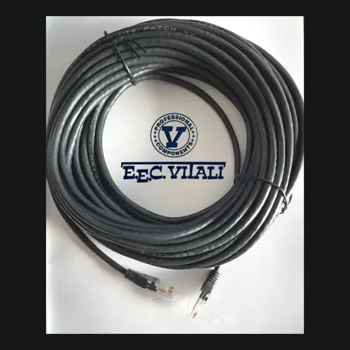 Patch cord UTP Cat.6 - Non schermati / Nero MT.15